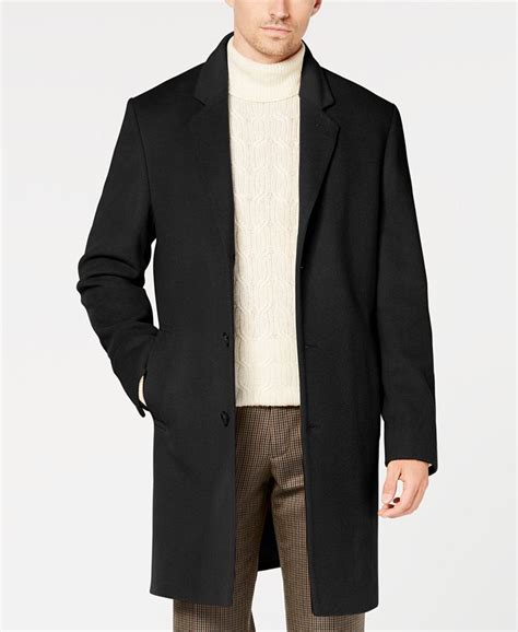 michael kors men's madison topcoat|michael kors modern fit overcoat.